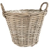 Ib Laursen Blumentopf Ib Laursen Korb, Rattankorb - Rattan/Kunststoff - Farbe: Natur - 38 x 36 x 40 cm