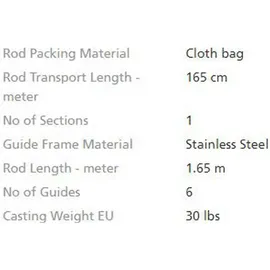 Shimano Fishing Shimano Tld B Stand Up Angelrute 50 lb