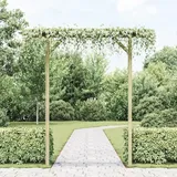 furnicato Gartenpergola 205 x 40 x 203 cm Braun