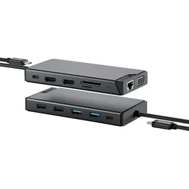 Alogic MV2 12-in-1 USB-C Dual Display DP Alt Mode Dockingstation