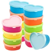 YYTOL Kleine Dosen mit Deckel Plastik 15 Stück Kleine Plastikdosen Lebensmittelbehälter Einfrierdosen Gefrierdosen mit Deckel 90ml