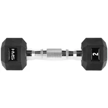 HMS HEX PRO Kurzhantel 2 kg schwarz