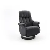 InnoSeat Calgary Comfort Leder 68 x 85 x 65 cm schwarz