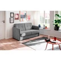 Home Affaire Schlafsofa HOME AFFAIRE "Milano", grau, B:147cm H:89cm T:87cm, 100% Polyester, Sofas, Schlafsofa, zwei einzeln ausziehbare Liegefunktionen