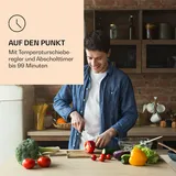 Klarstein Induktionskochfeld, Glaskeramik Kochfeld, Induktionskochfeld mit 2 Platten, Einbau-Induktionskochfeld mit Touch-Display, Digitalanzeige