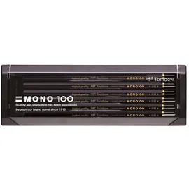 Tombow Bleistift MONO 100 9H 12er-Set Schwarz
