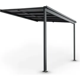 Juskys Terrassendach Borneo 300 x 300 cm anthrazit