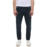 Mustang Oregon Slim fit Jeans in dunkelblau mit Used-Effekten-W32 / L34