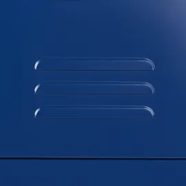 Beliani Wostok Aktenschrank 40 x 43 x 103 cm blau