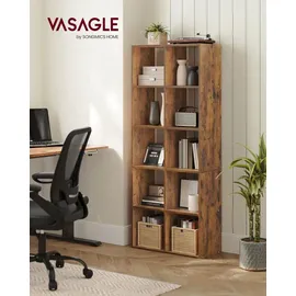 VASAGLE Bücherregal 10 Fächer 0 x 0 x 0 cm Braun