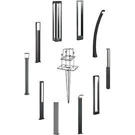 Trio Universal-Erdspieß für Wege- und Pollerleuchten