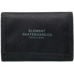 Brieftasche ELEMENT "Element Co", Herren, flint schwarz, 100% Polyester, Kleinlederwaren