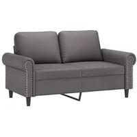 VidaXL 2-Sitzer-Sofa Grau 120 cm Kunstleder