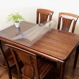 Geovne Transparente Tischdecke,100% wasserdichte Tischdecke Tischfolie,Mattierte Schutztischdecke,PVC-Tabelle Beschützer,Tischwäsche,für Möbelaufsatz,Kommode,0,7mm Dick (70x110cm/28x43in)