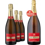 Piper-Heidsieck Champagner Brut im 3er-Vorratspaket + 1,5l Magnumflasche GRATIS