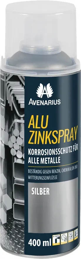 AVENARIUS Alu Zinkspray - silber - 400ml