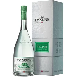 Fassbind Eau de Vie Williams in Geschenkverpackung