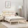 vidaXL Massivholzbett 180 x 200 cm Beige