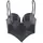 VIVANCE Corsage Damen schwarz-metallic Gr.75 Cup AA