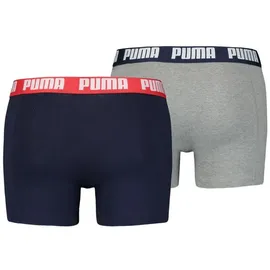 Puma Basic Boxershorts 2 Einheiten Blue / Grey Melange M