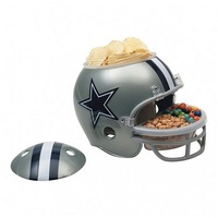 Dallas Cowboys Snackschale Snack Helm, Kunststoff, original Größe silberfarben