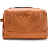 Farmhood Memphis XL Kulturbeutel Leder 30 cm cognac