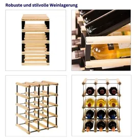 Proregal Weinregal 42,5 x 32,5 x 24,5 cm Natur