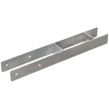 vidaXL Pfostenträger 8 x 6 x 60 cm Silber/Stahl