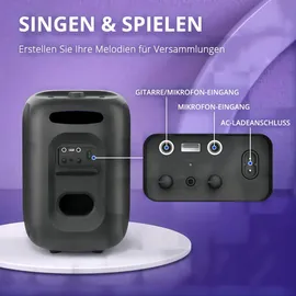Tronsmart Halo 200 with microphone (black) (18 h, Batteriebetrieb), Bluetooth Lautsprecher, Schwarz