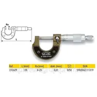 Topex Mikrometer 0-25 Mm