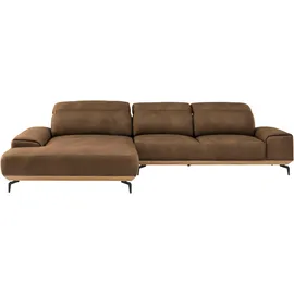 Musterring Eckcouch Leder 3-Sitzer Beige