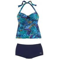 LASCANA Tankini Damen Blau 42 Cup B