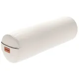 GORILLA SPORTS Yoga Bolster Yogakissen Ø20cm, aus 100% Baumwolle, mit Dinkelfüllung, Yogarolle, Waschbarer, mit Tragegriff, Yogakissen, für Restorative Yoga, Pilates