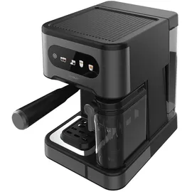 Cecotec Power Espresso 20 ColdBrew Latte schwarz + 500 ml Milch + Warmhaltebecher