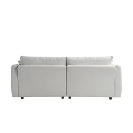 Sofa.de Big Sofa Webstoff 3-Sitzer Grau
