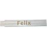 Heka Zollstock Felix 2 m, weiß