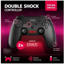 EAXUS Wireless Pro Controller Bundle schwarz Nintendo Switch