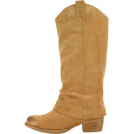 felmini wide fit Biker-Boots Herren Braun 40