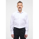 Eterna SLIM FIT Cover Shirt in weiß unifarben, weiß, 37