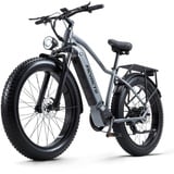 Ficyacto Elektrofahrrad 26 Zoll Pedelec E-Mountainbike E-Bike Herren Damen mit 48V18AH Akku,Shimano 8 Gang,Doppelscheibenbremse (RX50)