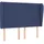 vidaXL Boxspringbett mit Matratze Blau 140x200 cm Stoff