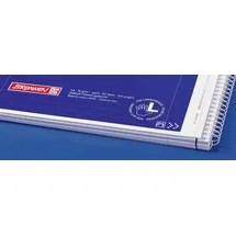 Brunnen Collegeblock Student Linkshänder A4 liniert, holzfreies Papier blau