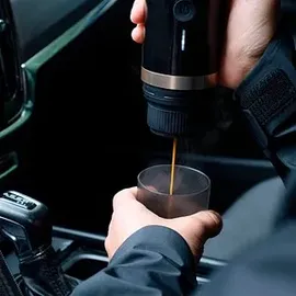 aqiila Coffeebird Portable espresso machine Kaffeemaschine Schwarz Fassungsvermögen Tassen=5 für unterwegs / portable