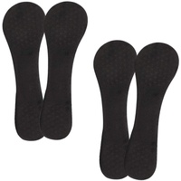 XLKJ High Heel Pads, Selbstklebende Fersenkissen Schuheinlagen rutschfeste Silikon Schuhe Einlegesohlen für Frauen - 2 Paar