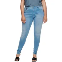 ONLY Carmakoma by Only Damen Jeans CARAUGUSTA BJ13333 Skinny Fit Blau 15199400 Hoher Bund W 54 L 34