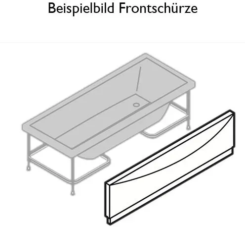 mit Frontschürze HPL Laminat Burlington