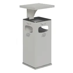 VAR Kombiascher B 32 12111 , Farbe: weiß