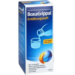 BoxaGrippal Erkältungssaft 200mg/10ml + 30mg/10ml Suspension zum Einnehmen
