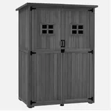 MCombo Gartenschrank 1,27 x 0,59 m Grau