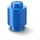 nhg gmbh LEGO Storage Brick 1 rund 1-tlg. blau